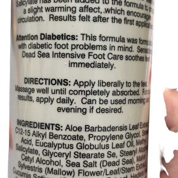 Natural Leigh Dead Sea Intensive Foot Care Lotion 12 Oz Discontinued Feet Relief - Picture 7 of 8